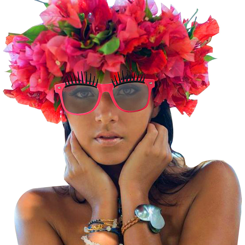 Party Costume Sunglasses Fun Shade Eyelash Glasses