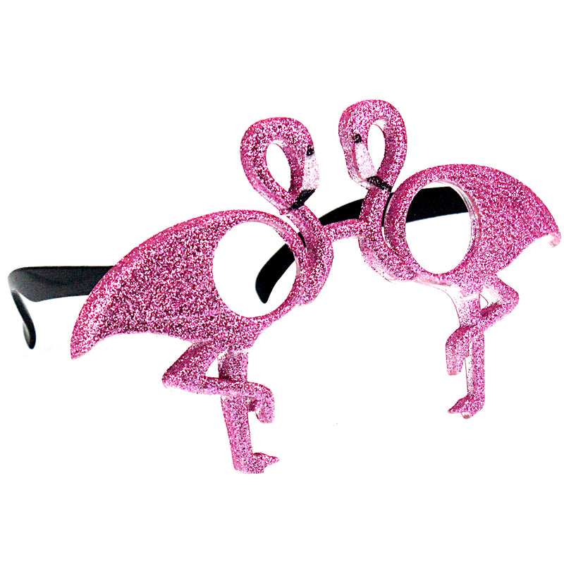 Pink Flamingo Party Costume Sunglasses