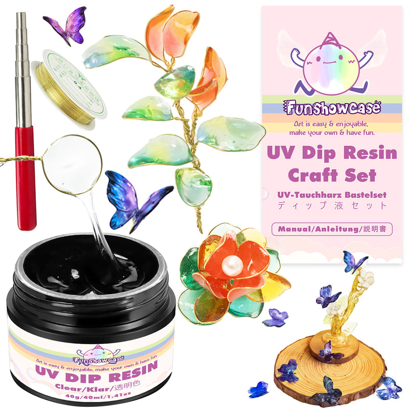 UV Dip Resin Handmade Set for Wire Flower