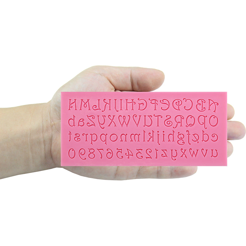Alphabet and Numbers Silicone Mold