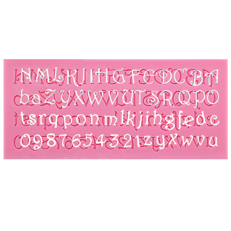 Alphabet and Numbers Silicone Mold