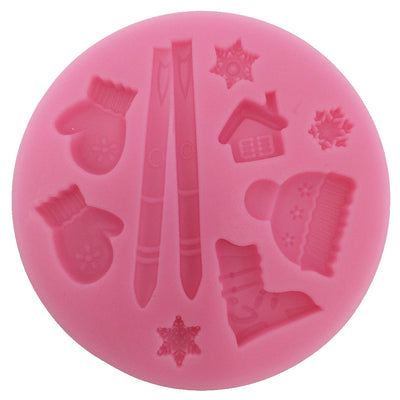 Funshowcase Silicone Resin Mold Round Coaster with Lip 3.1inch