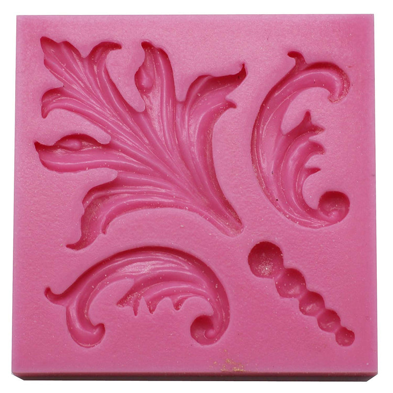 Damask Scrolls Silicone Mold