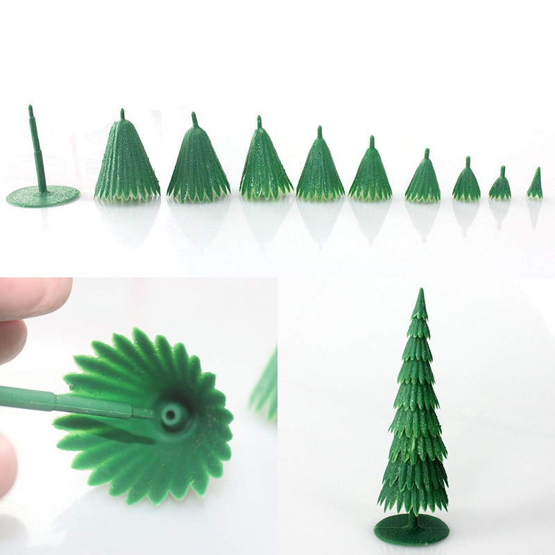Model Tree-Detachable Holly Trees 5.1inch