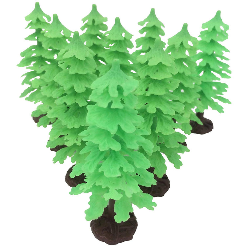 plastic toy trees and plants Model Tree-Pine Trees 3.5inch – FUNSHOWCASE