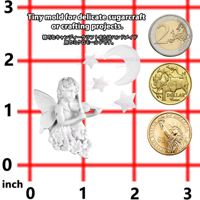 Fairy Angel Playing Violin Silicone Mold