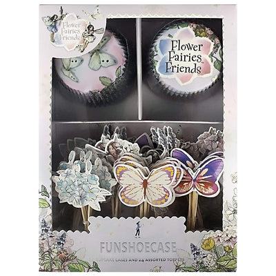Enchanted Fairy Garden Cupcake Topper and Case Set 72-kit