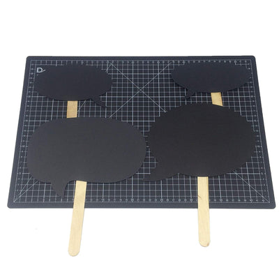 Chalkboard Speech Signs Photo Booth Props 24 Count