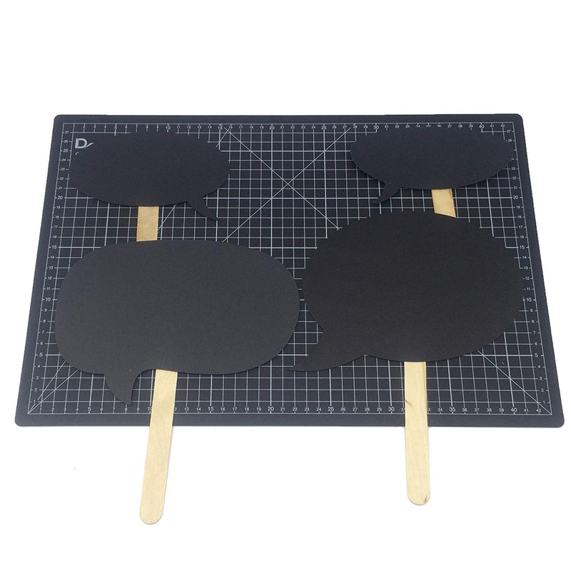 Chalkboard Speech Signs Photo Booth Props 24 Count
