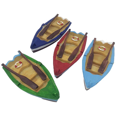 Retro Sea Fishing Boats Large 4-count