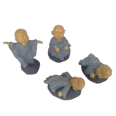 Monk Zen Garden Miniature 4 in Set