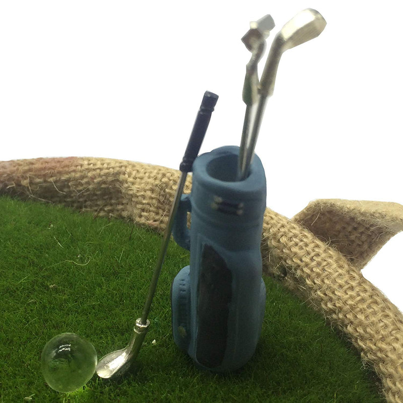 Golf Set with Bag Kit Miniature Blue