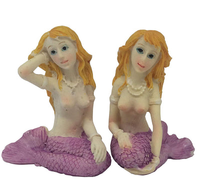 Mermaids Figurines 2-count