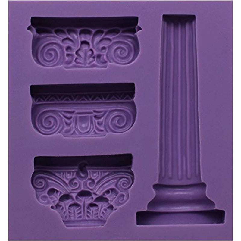 Greek Pillars Fondant Silicone Mold