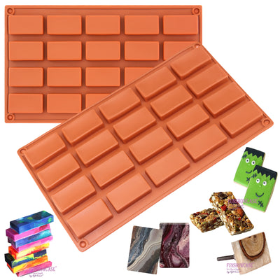 Rectangular Bar Baking Silicone Mold 20-Cavity