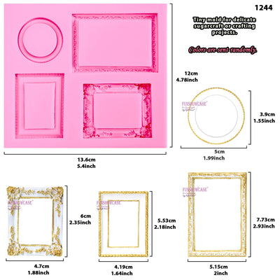 Eleglant Frame Border Molds 3-Count