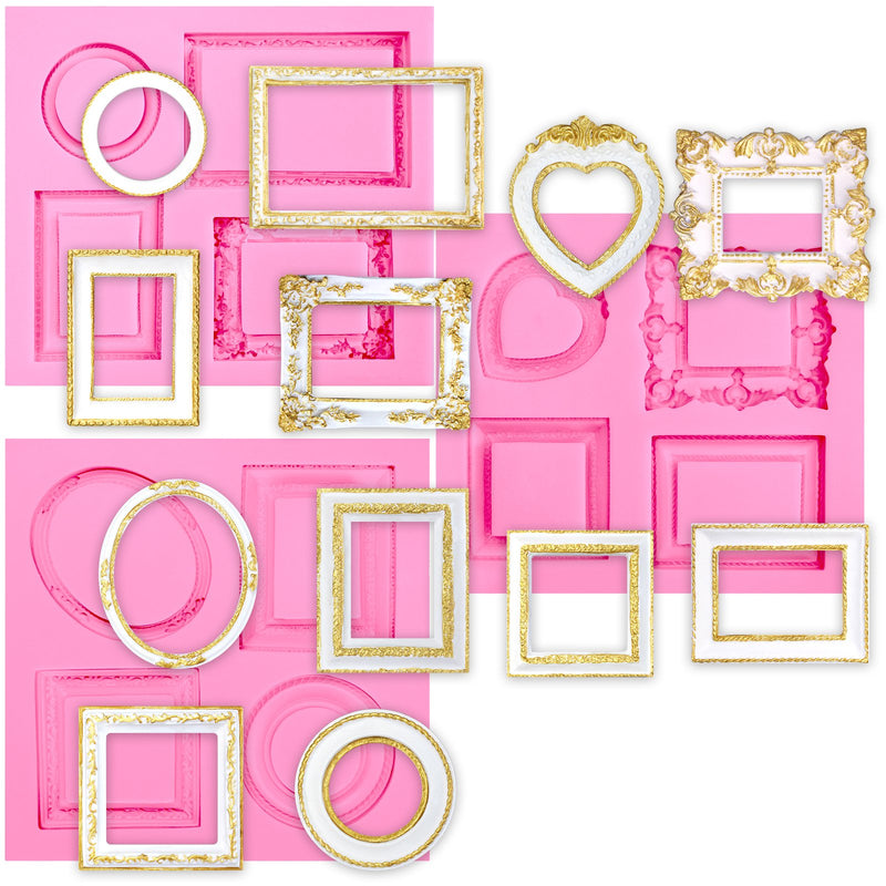 Eleglant Frame Border Molds 3-Count