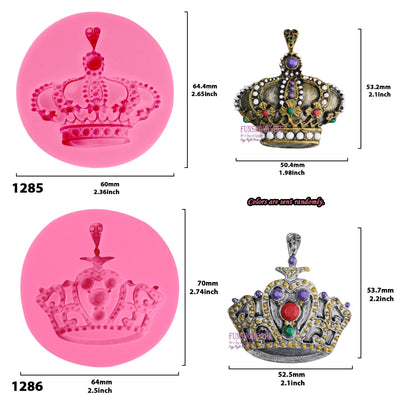 Vintage Princess Crown Silicone Mold