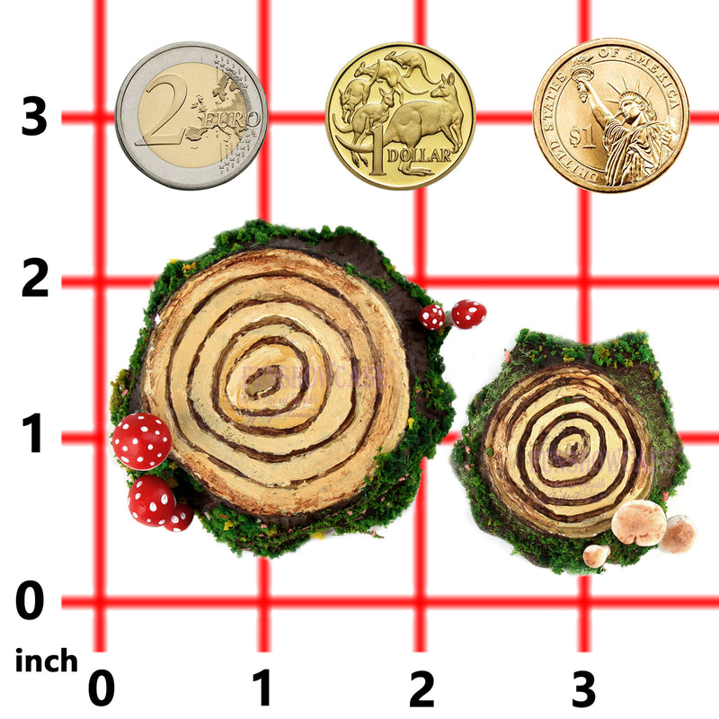 Assorted Tree Stumps Fondant Silicone Mold Set