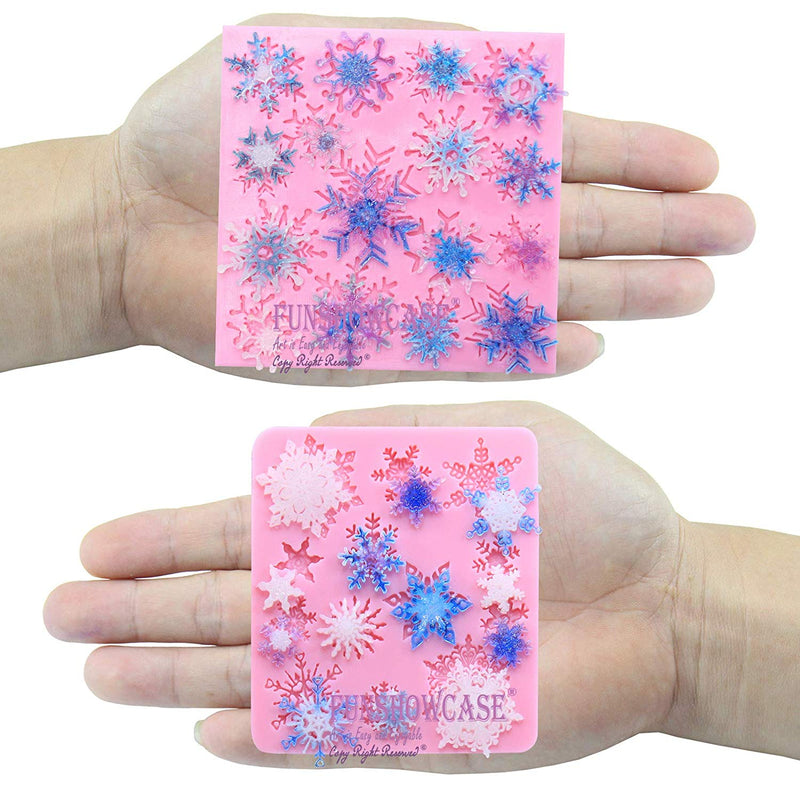 Funshowcase Mini Snowflake Lace Silicone Mold