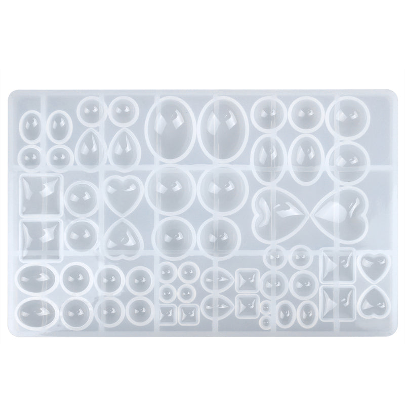 Cabochon Resin Silicone Mold 25.5x16x1.6cm