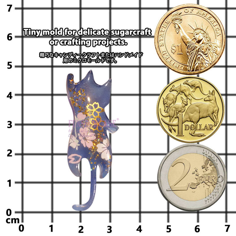 Cats Resin Silicone Molds 3-count