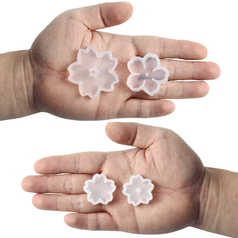 Cute Sakura Cherry Flower Silicone Mold 4-Count