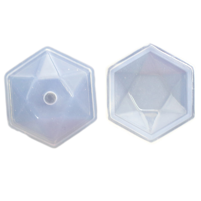 Hexagon Gem Resin Silicone Mold
