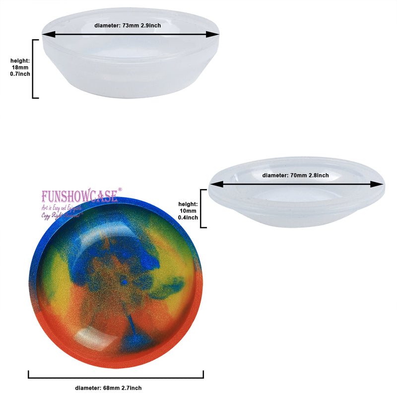 Mini Bowl Dish Resin Silicone Mold