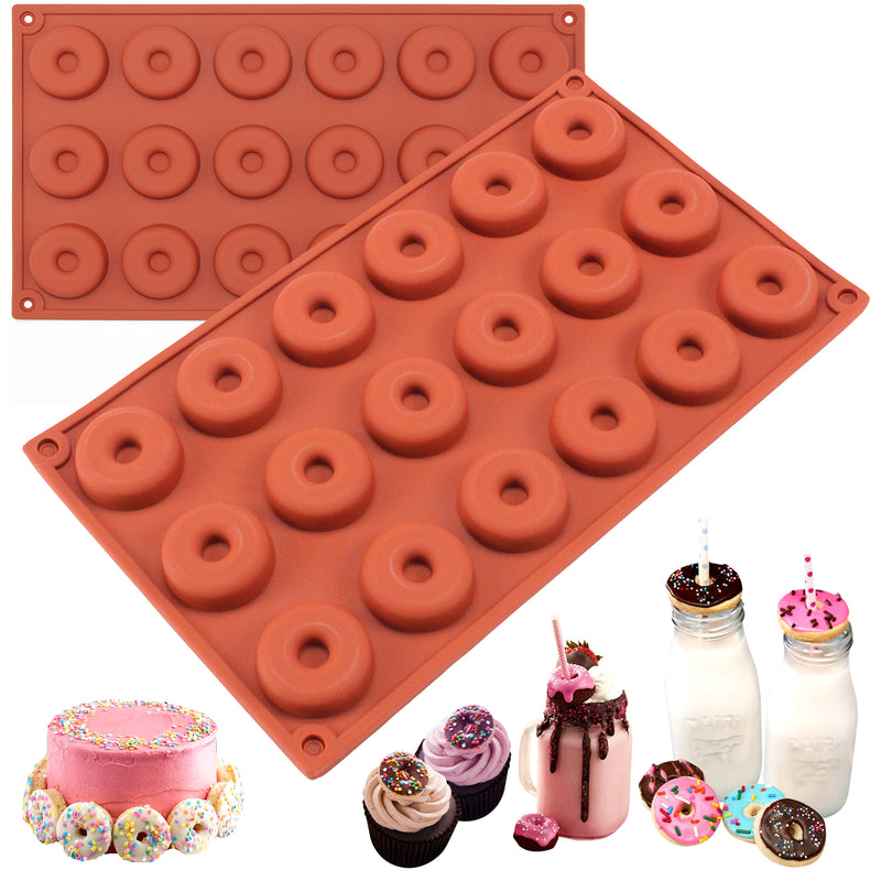 Mini Donut Silicone Mold 18-Cavity