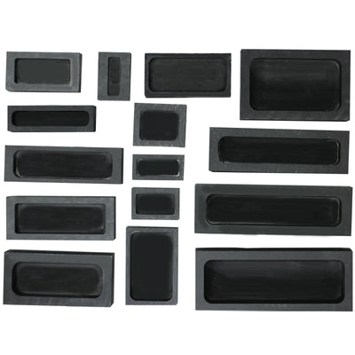 Jewelry Casting Graphite Ingot Mold Crucible Rectangle