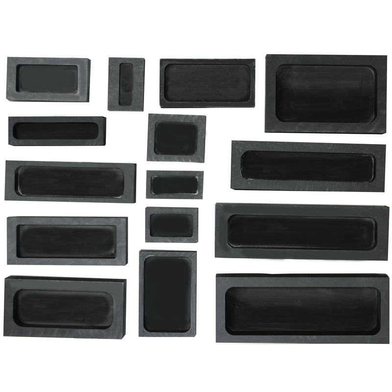 Jewelry Casting Graphite Ingot Mold Crucible Rectangle