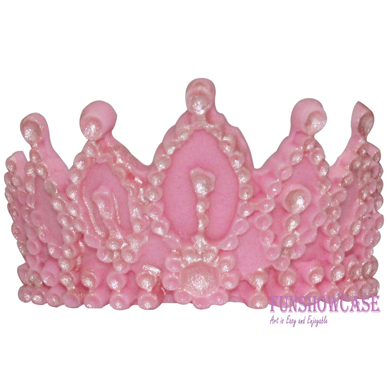 Mini Tiara Fondant Silicone Mold