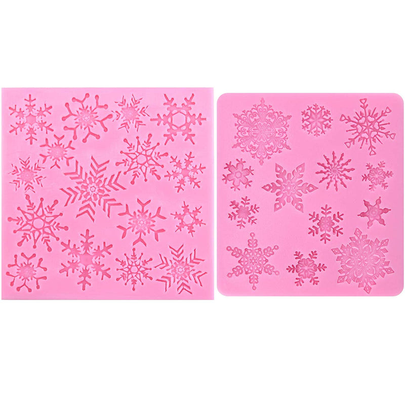 Funshowcase Mini Snowflake Lace Silicone Mold