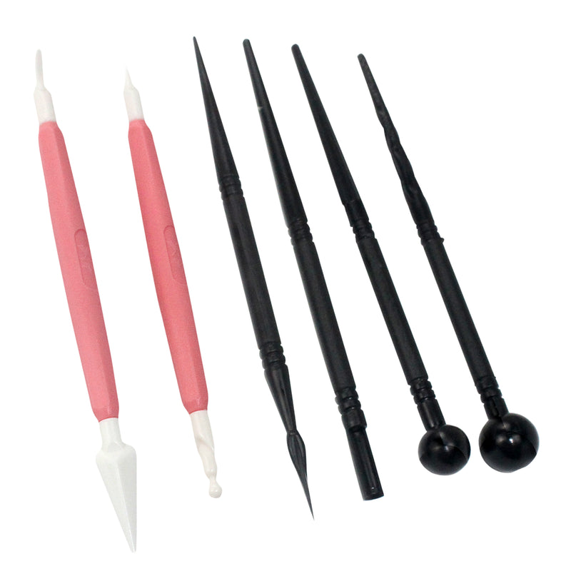 Funshowcase Flower Fondant Gumpaste Making Modeling Veining Stylus Sculpting Tools