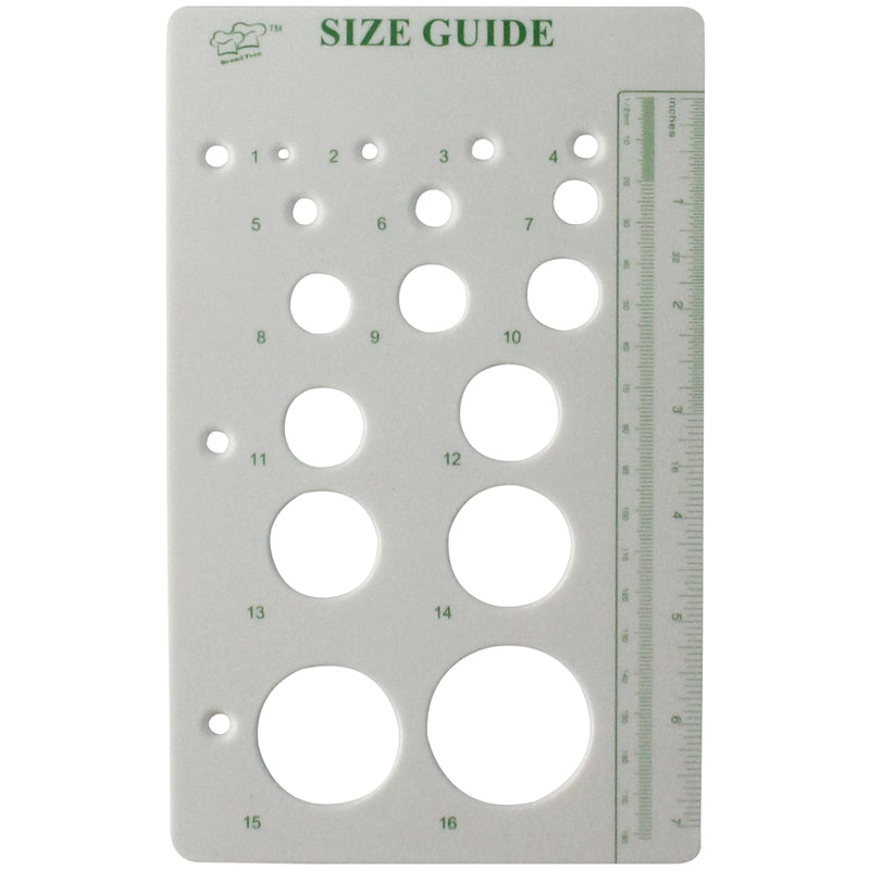 Fondant Gumpaste Flower Bud Ball Circle Size Guide Ruler