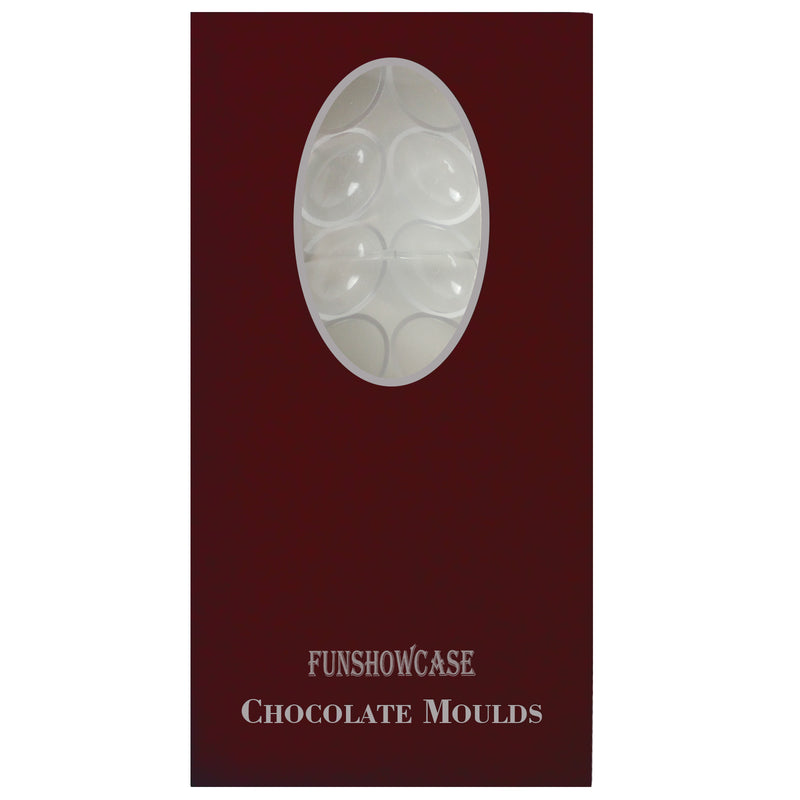 Oval Egg Chocolate Plastic Mold Bite Size, 32 Cavity