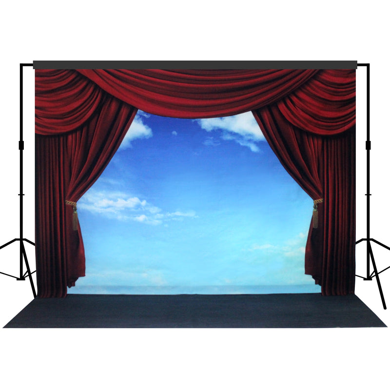 Musical Setting Stage Sky Backdrop Large 10x10 feet