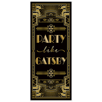 Roaring 20s Grandeur Door Cover|Party like Gatsby|72x30inch