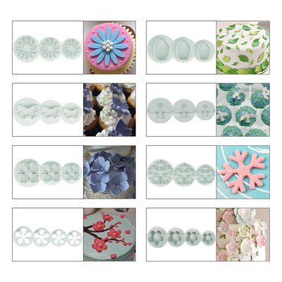 Fondant Cake Decorating Kit 102-count Cutters|Modeling Tools|Roller| Smoother|Alphabet