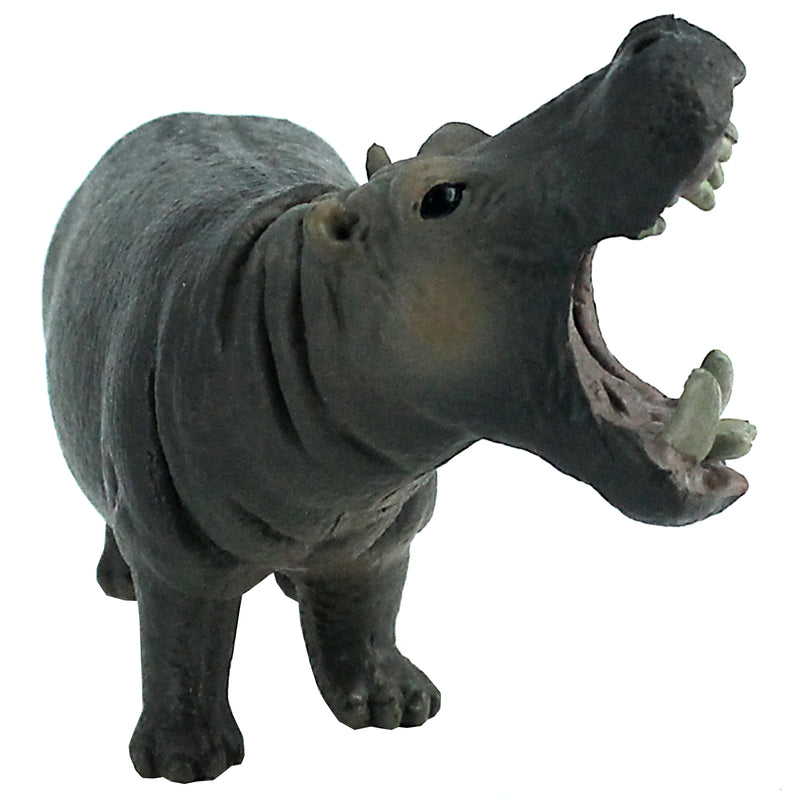 Roaring Hippopotamus Figure Height 2.7-inch