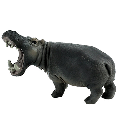Roaring Hippopotamus Figure Height 2.7-inch
