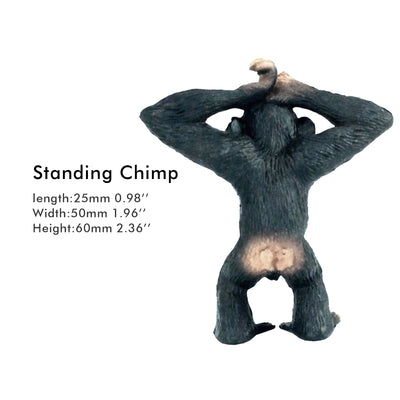 Standing Chimpanzee Figure Height 2.4-inch