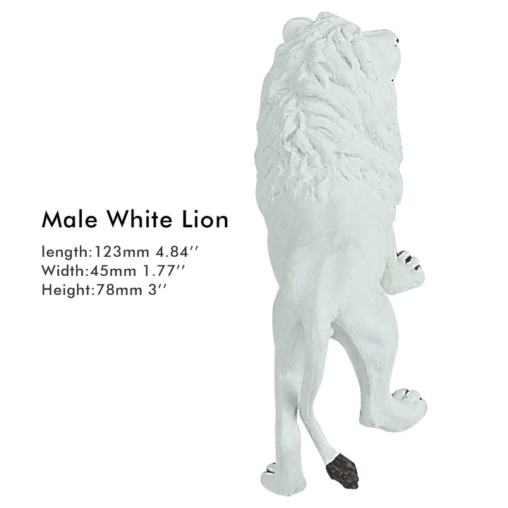 Male White Lion Figure Height 3.1-inch – FUNSHOWCASE
