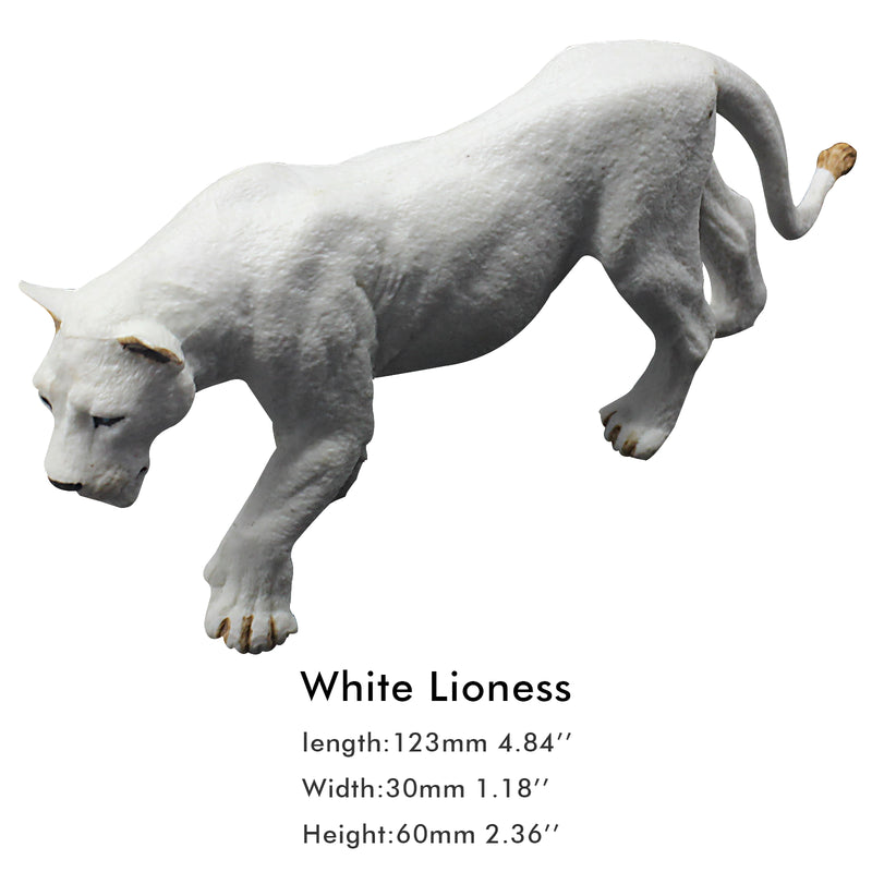 White Lioness Figure Height 2.4-inch