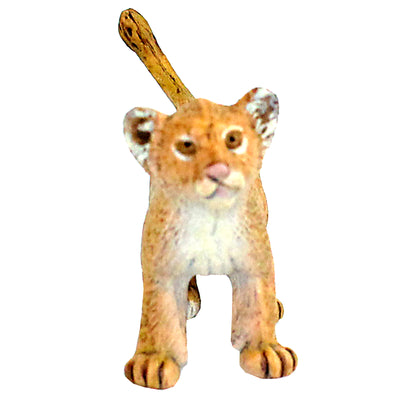 Standing Lion Cub Figure Height 1.6-inch