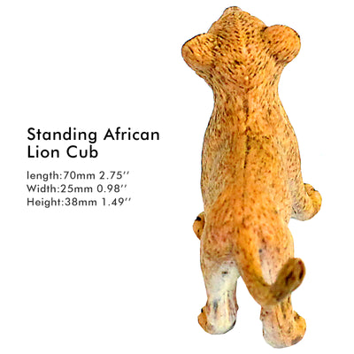 Standing Lion Cub Figure Height 1.6-inch