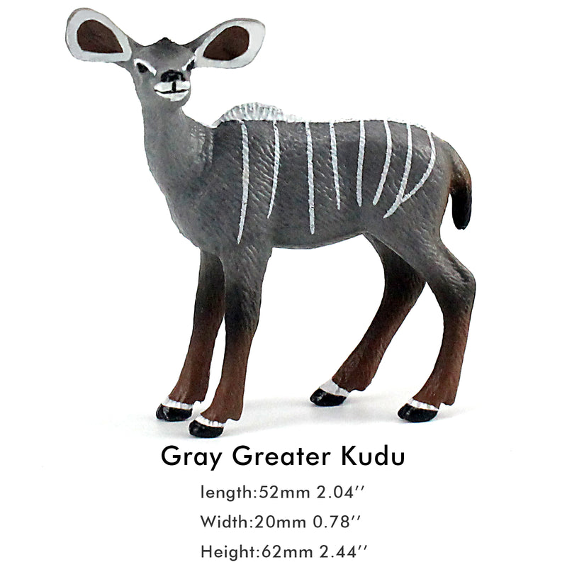 Gray Lesser Kudu Female Figure Height 2.6-inch