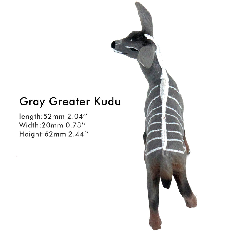 Gray Lesser Kudu Female Figure Height 2.6-inch