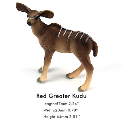 Red Lesser Kudu Female Figure Height 2.5-inch